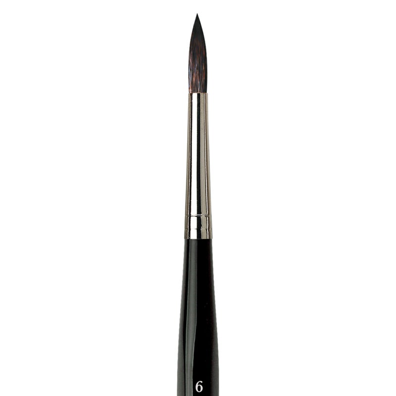da Vinci Watercolor Series 5598 Casaneo Paint Brush, Round New Wave Synthetics, Size 6 - Image 3